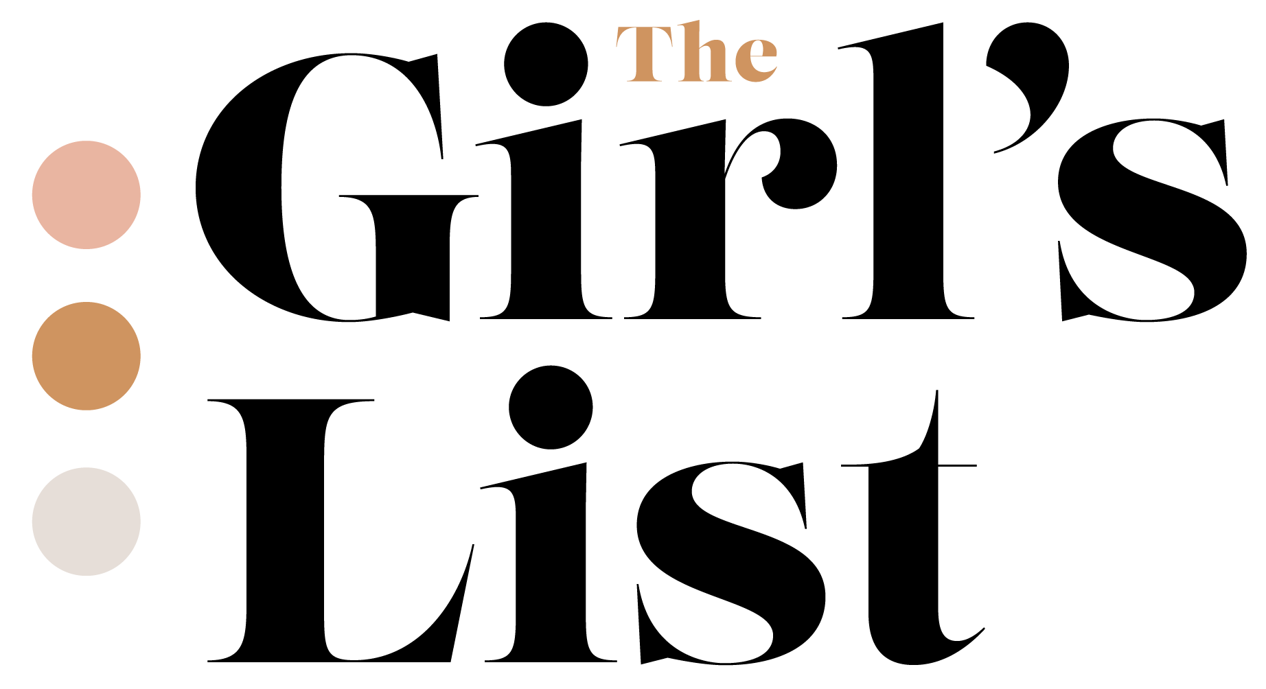 The Girl's List Logo - Stacked