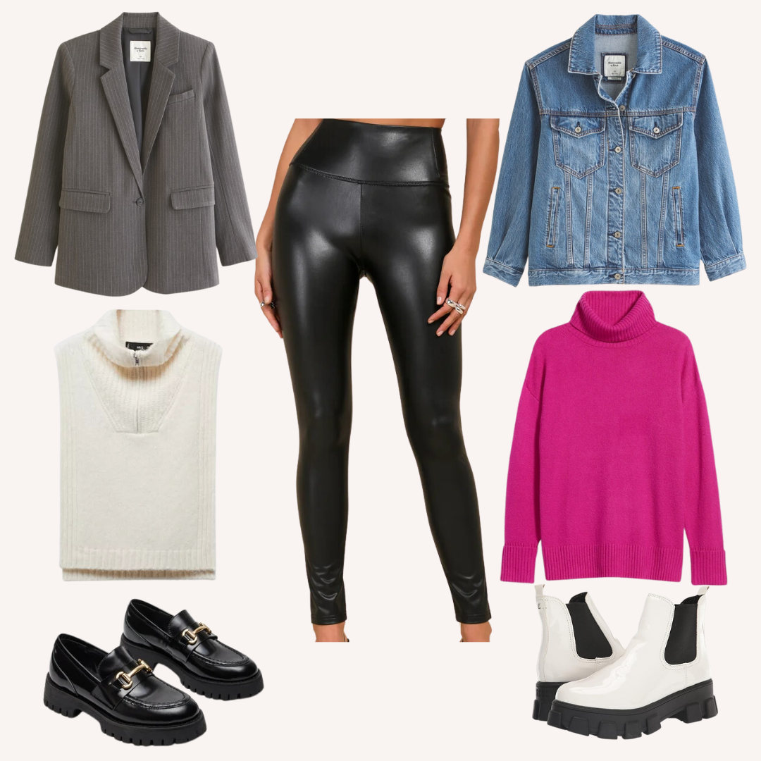 What to Wear With Leather Leggings