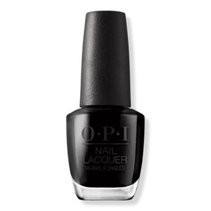 OPI black nail polish bottle