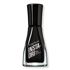 Sally Hansen black insta-dri nail polish bottle