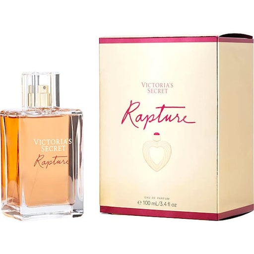 Victoria's Secret Rapture fragrance bottle and box